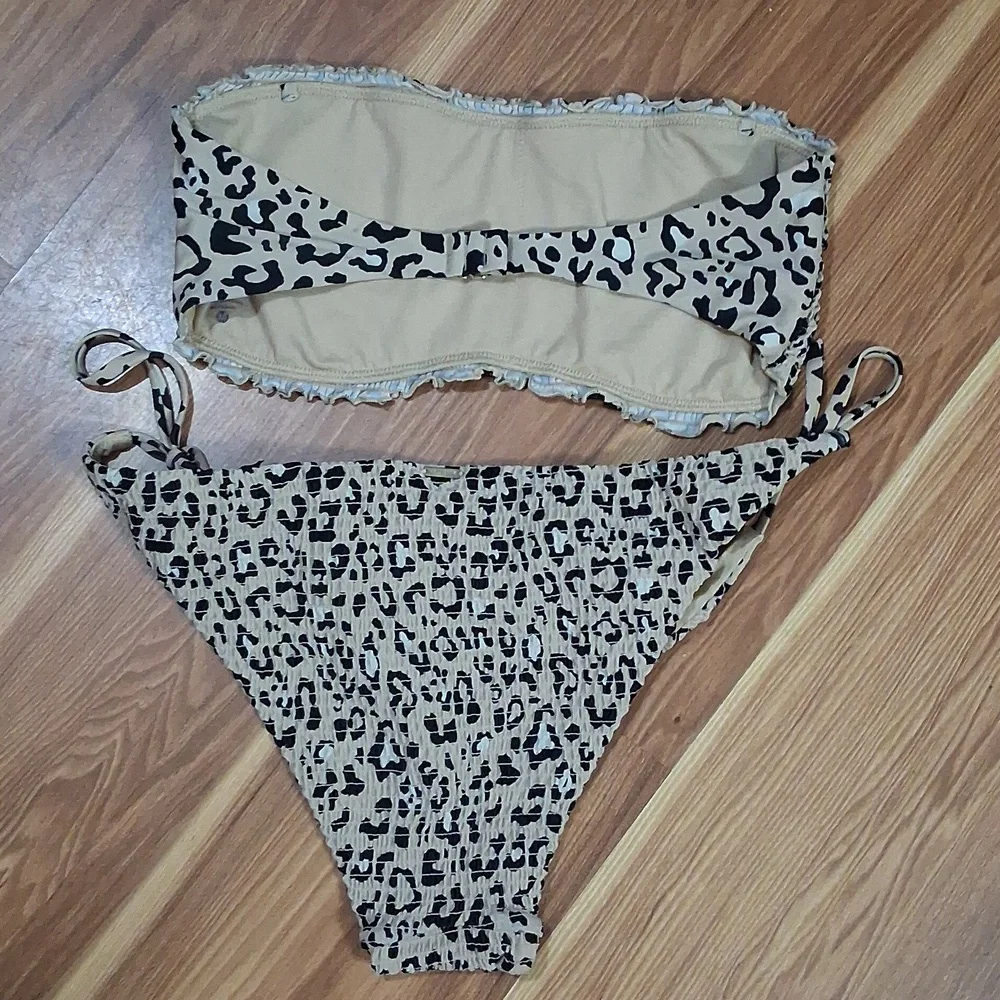 Hollister Leopard Print Bikini Set